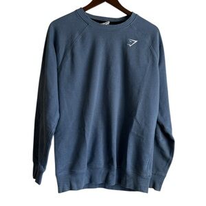 Gymshark Blue Crewneck Sweatshirt Sz M